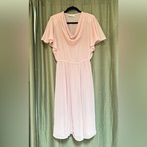 Sheer Pink Blouse/ Coverup